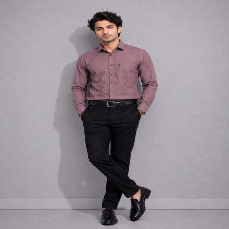 RC Mens Dusty Lavender Formal Shirt